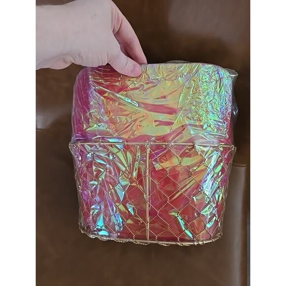 NEW Vintage 90s White Musk Luxury Angel Bath Wire Basket 8 Pcs Gift Bath Set - Picture 5 of 7